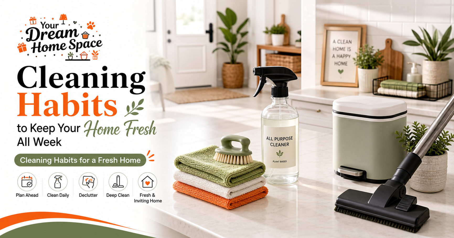 Cleaning Habits That Help Keep Your Home Fresh All Week