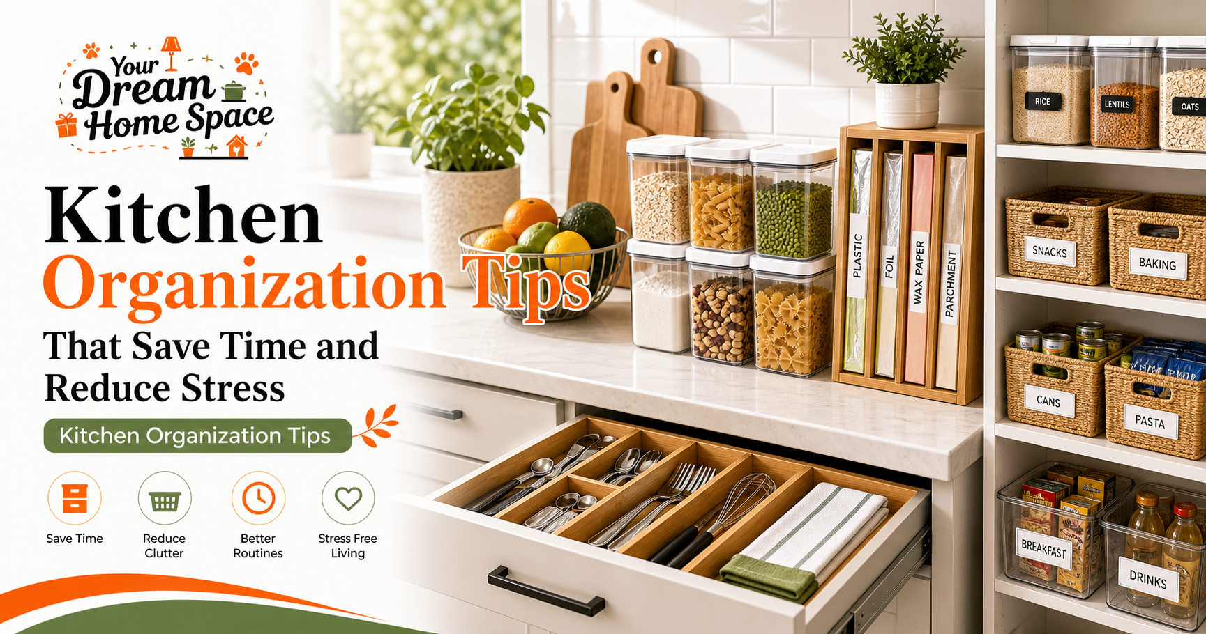 Kitchen Organization Tips That Save Time and Reduce Stress